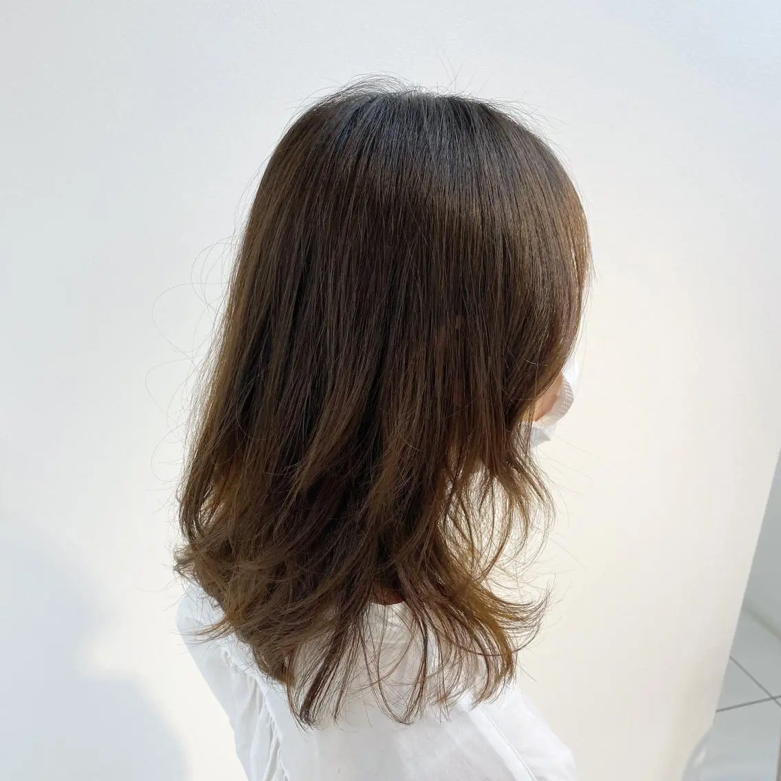 ミディアム パーマ ミディアムパーマ ✂韓国レイヤー 🦋みやび🪽のヘアスタイル