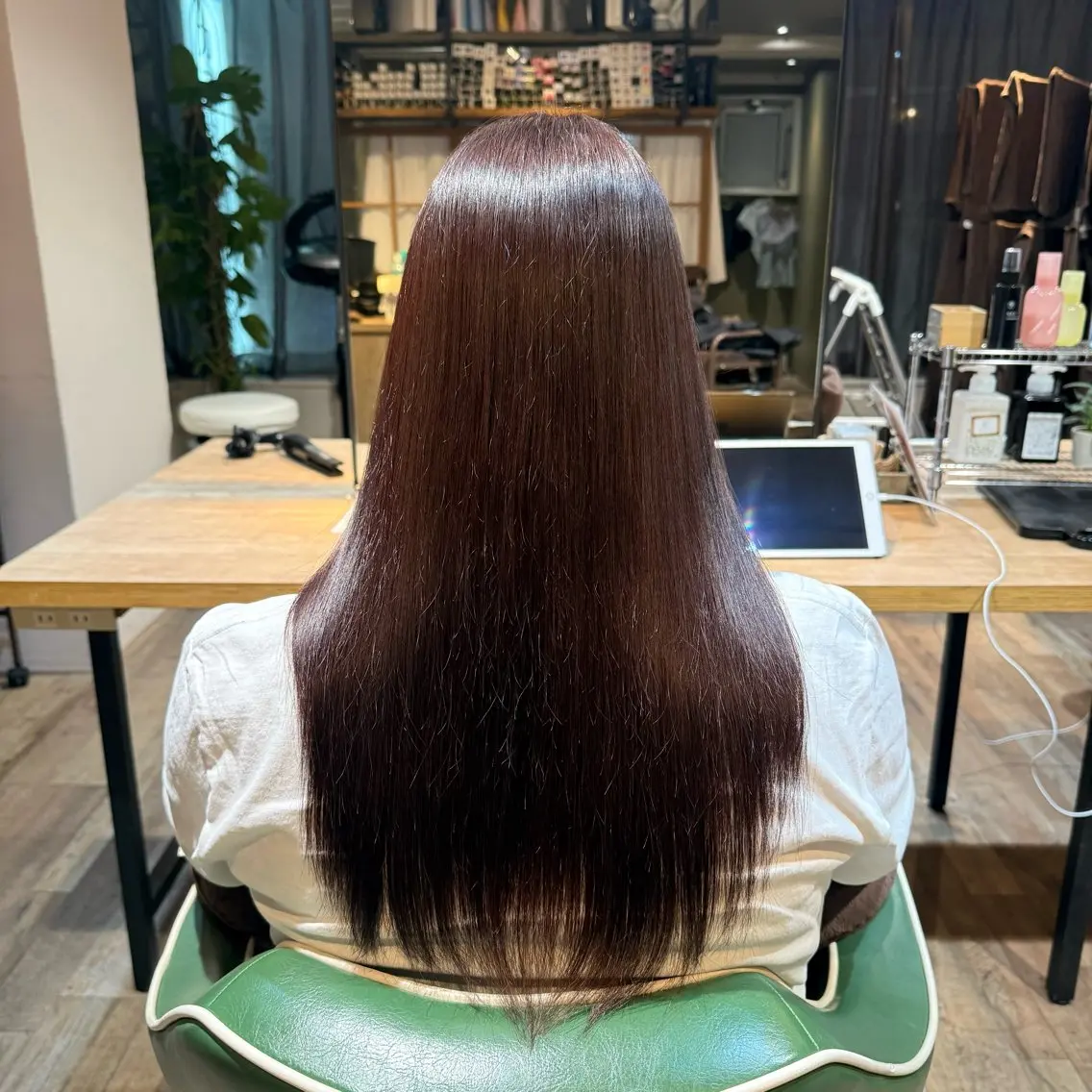 セミロング カラー ブラウンカラー ピンクカラー ピンクブラウン ヘアカラー トリートメント ✵ ✯MOMOKA✯ ✵のヘアスタイル
