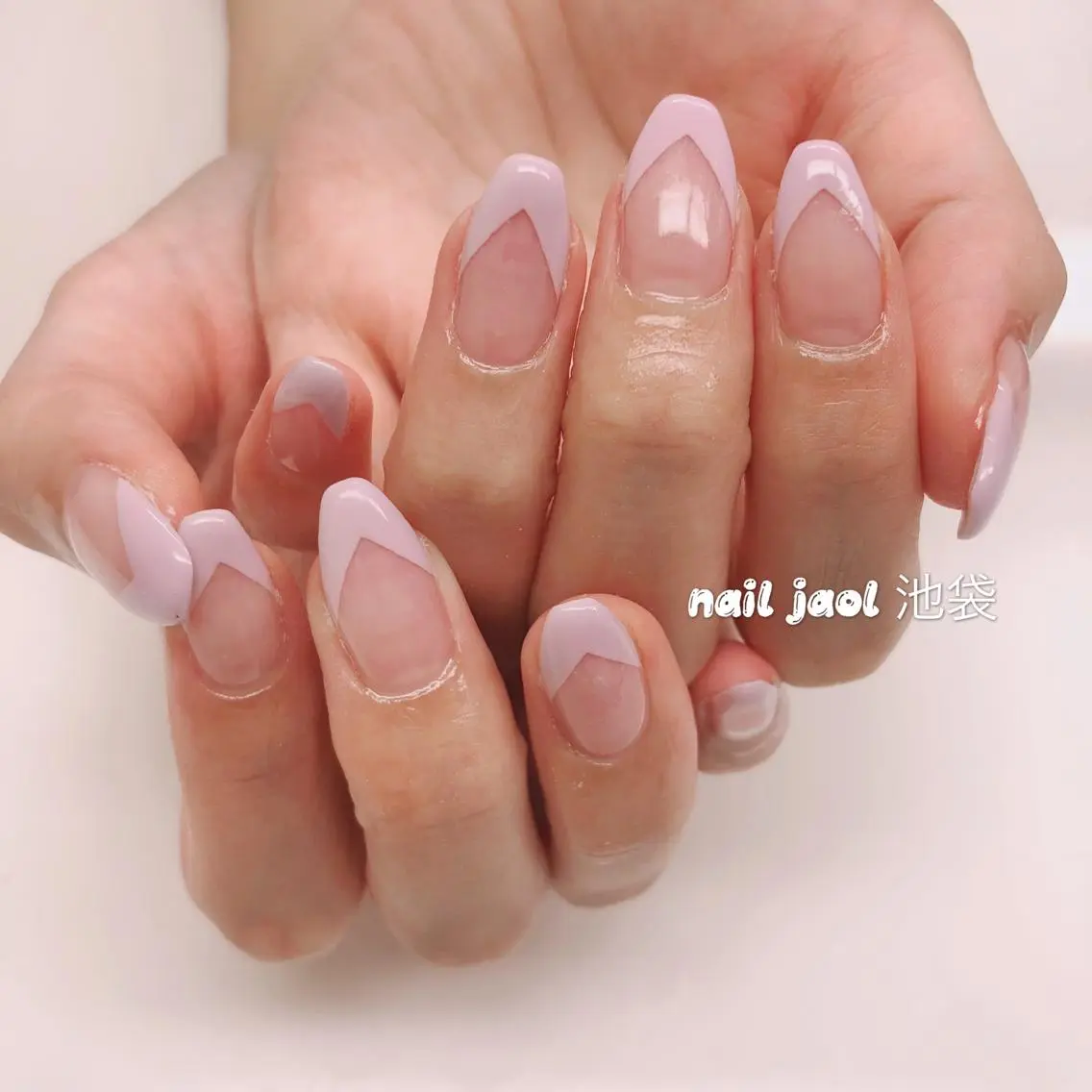 セミロング ネイルJaol 池袋のネイルデザイン