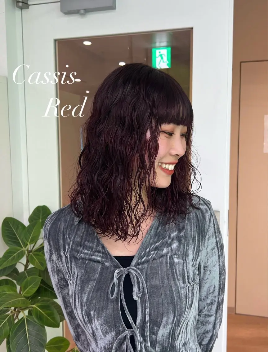 セミロング カラー ヘアカラー トレンドヘア /mina♡のヘアスタイル