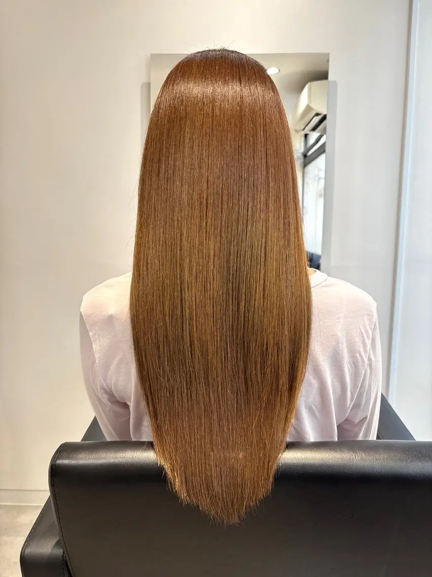 ロング カラー ベージュカラー 透明感カラー 髪質改善 トリートメント カット ヘアカラー トリートメント HIYOSHI　✂︎ 艶髪職人のヘアスタイル