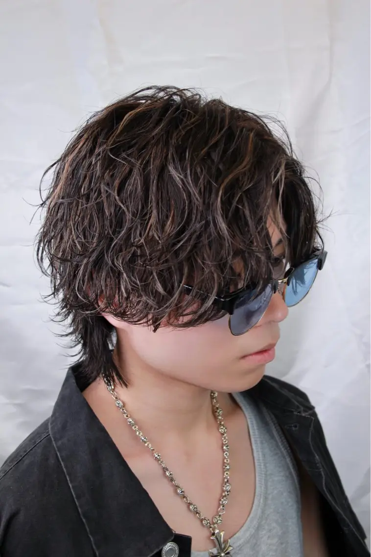 パーマ JADE海璃 波巻きパーマのヘアスタイル