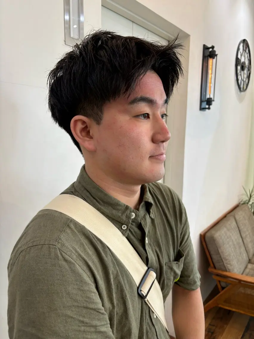 メンズ メンズショート カット トリートメント 似合わせカット‪// 鶴我万唯華のヘアスタイル