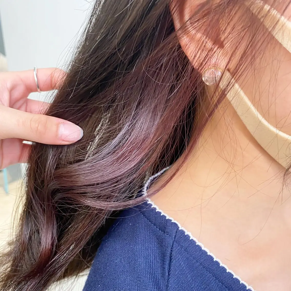 ロング カラー ヘアアレンジ 🌷FUKA🌷 まろやかハイトーンのヘアスタイル