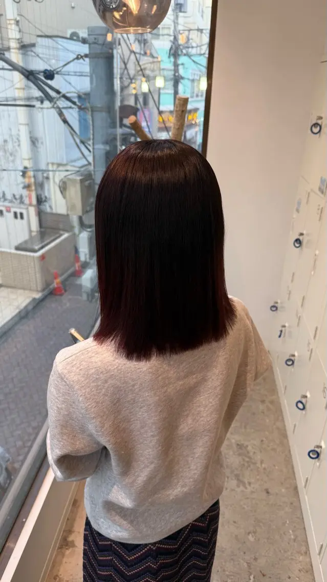 カラー ヘアカラー 辻岡 悠稀のヘアスタイル