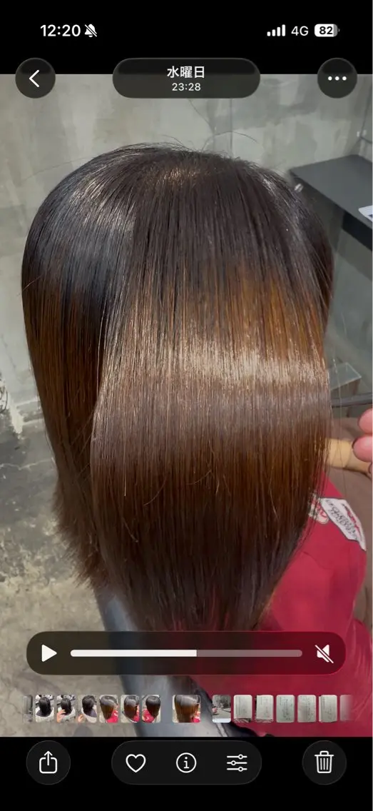 ミディアム 縮毛矯正 T  O Yのヘアスタイル
