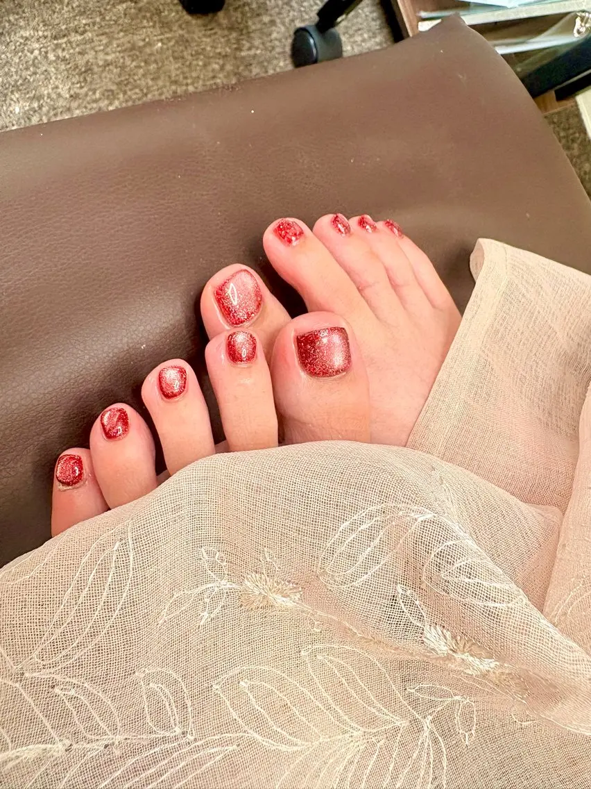 ネイル フラッシュネイル マグネットネイル フットネイル 新宿マグネット Mii Nailのネイルデザイン