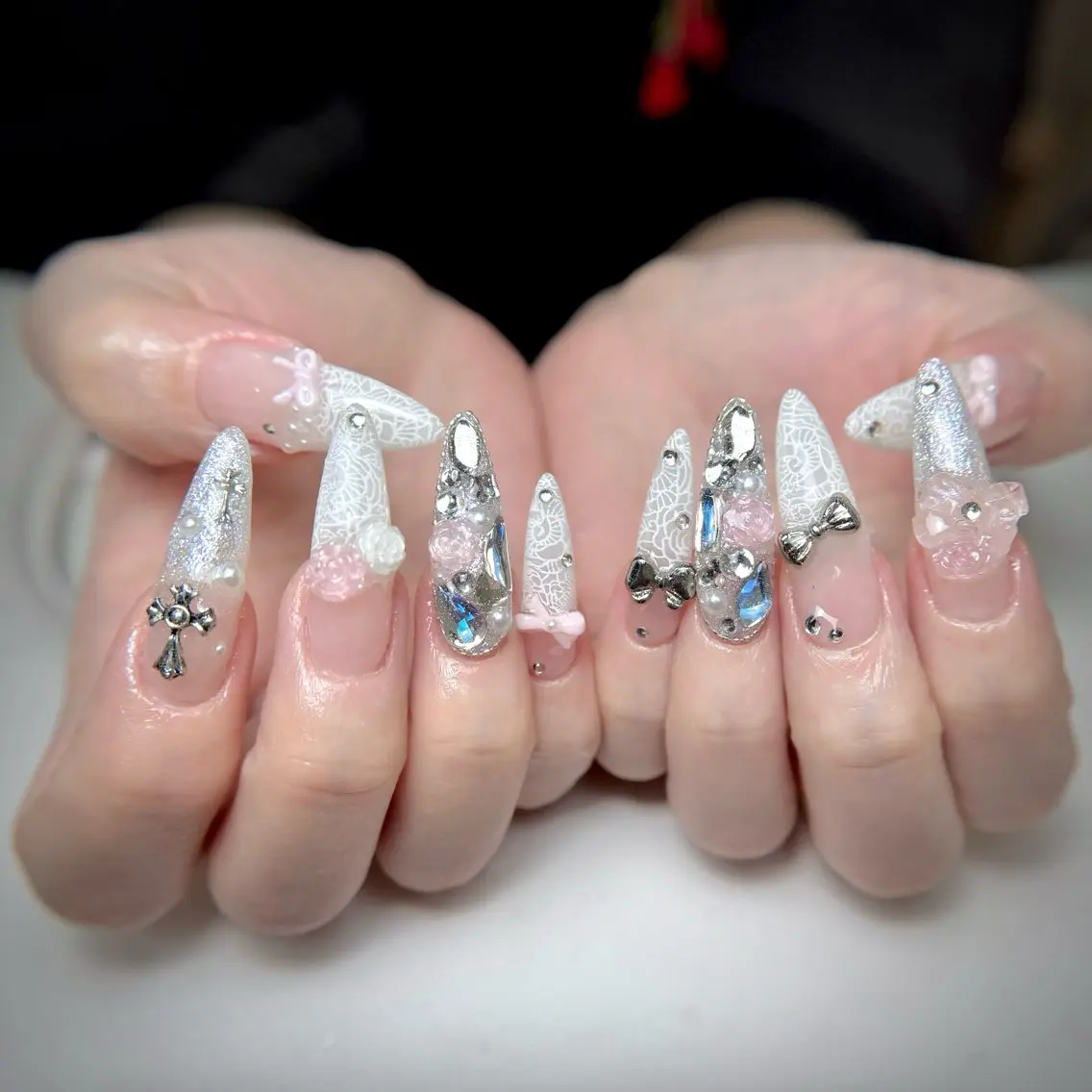 ネイル 長さ出し ジェルネイル 持ち込み オフィスネイル ワンカラーネイル Michi Nail Staffのネイルデザイン