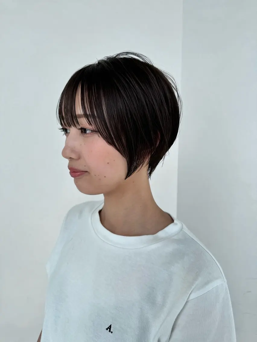 ショート けんけん cachecacheのヘアスタイル