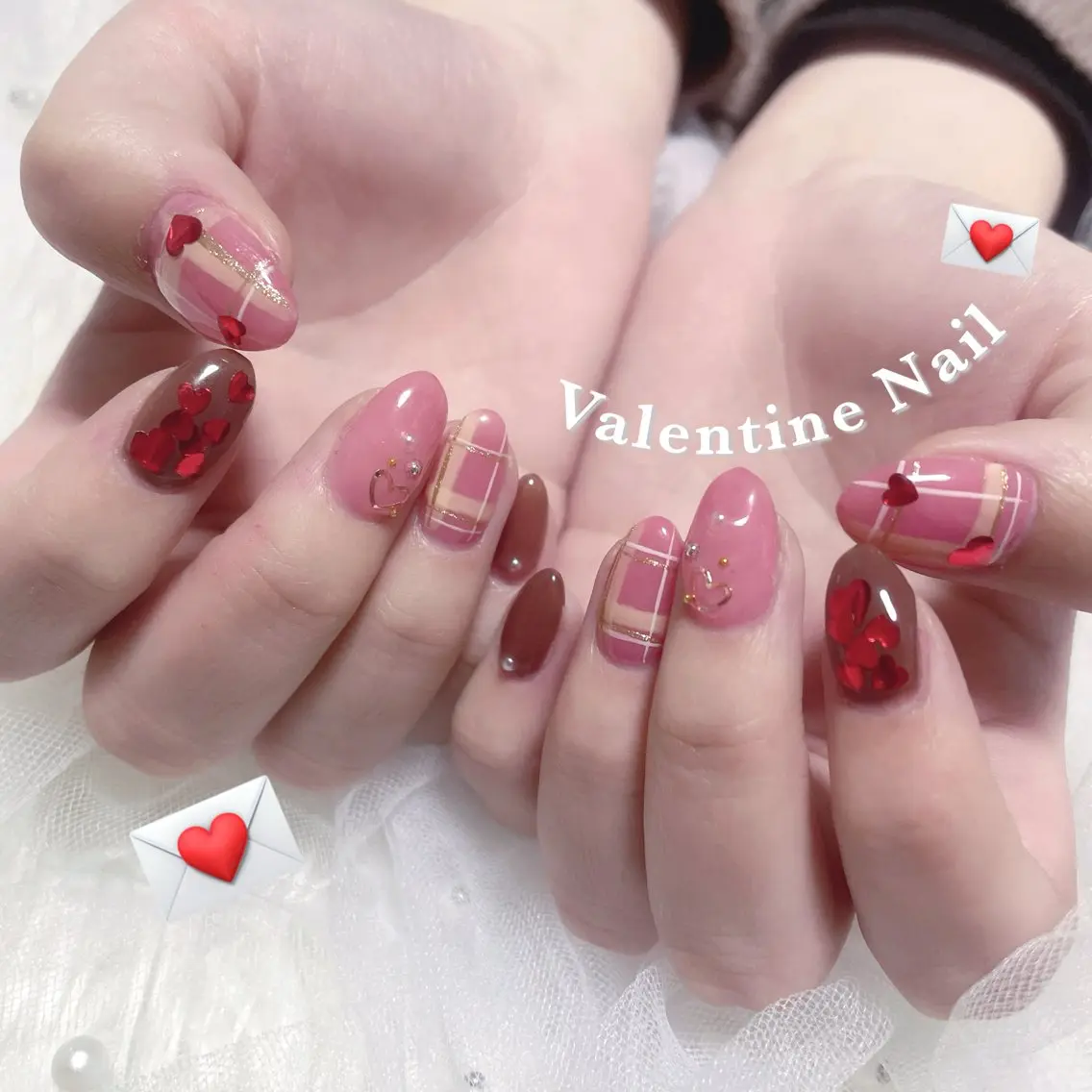 ネイル ️🫧もこ オタク×ワンホン🫧のネイルデザイン