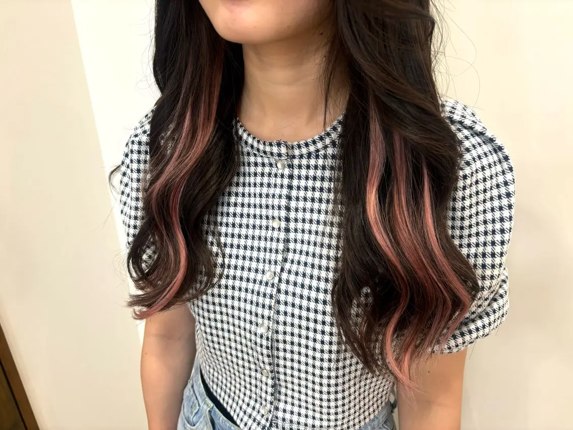 ミディアム エクステ ZAZA YUKAのヘアスタイル