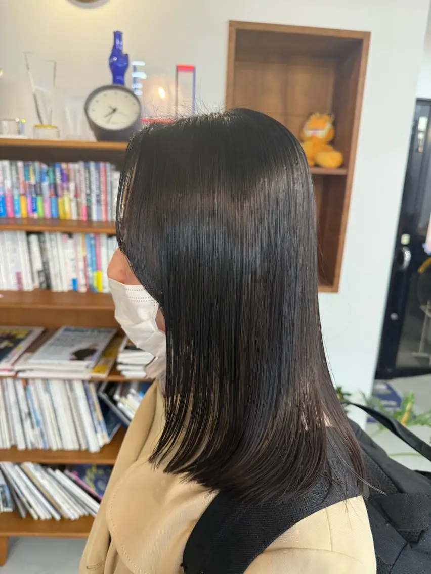 ミディアム カット まなみ/ PORT SALONのヘアスタイル