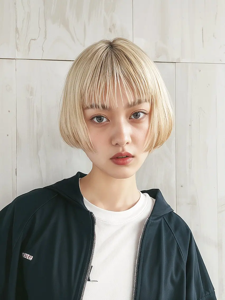 ショート カット ヘアカラー トリートメント THE MAISONのヘアスタイル