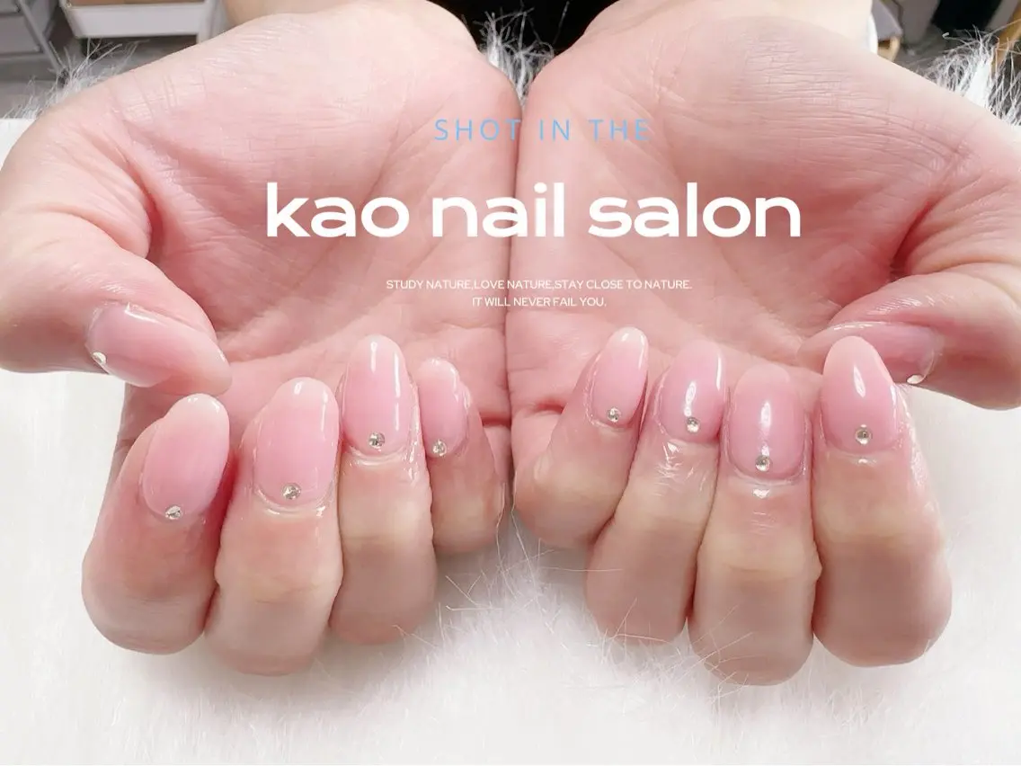 ネイル ハンドネイル kao nail マグネット/長さだしのネイルデザイン
