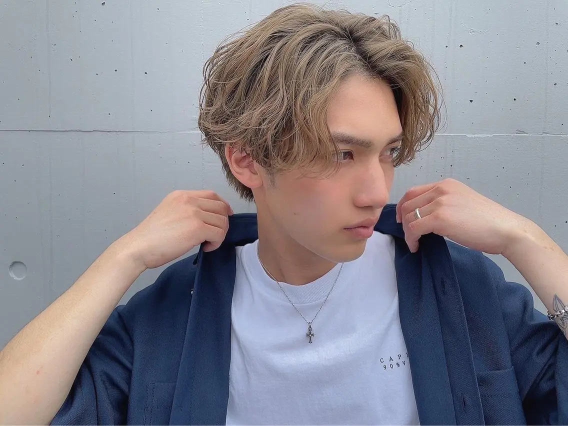 メンズ カット ヘアカラー メンズパーマ特化 荻田知也のヘアスタイル