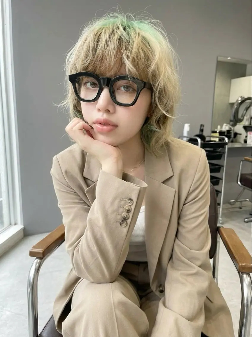 ミディアム カット ヘアカラー トリートメント 髪質改善/美髪矯正 マネージャー福永のヘアスタイル