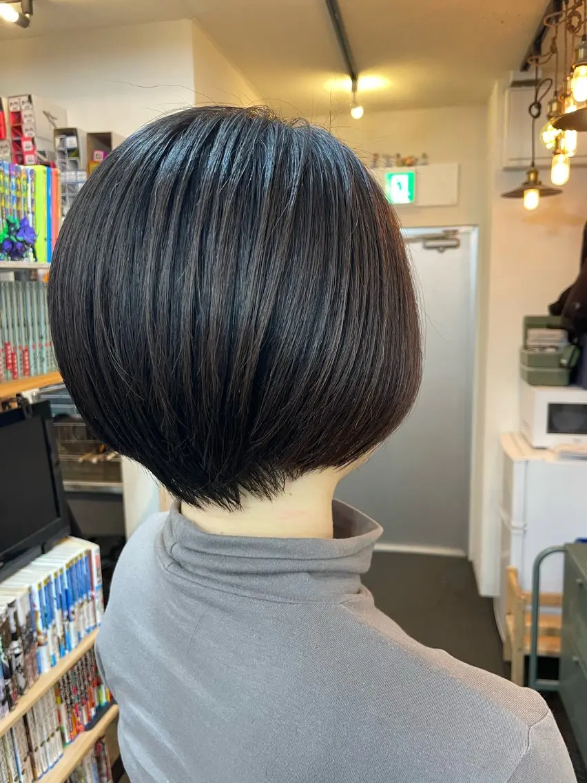 ショート カラー ショートボブ ボブ ショートヘア トリートメント カット ヘアカラー トリートメント 水素トリートメント/ 髪質改善/ナカノメのヘアスタイル