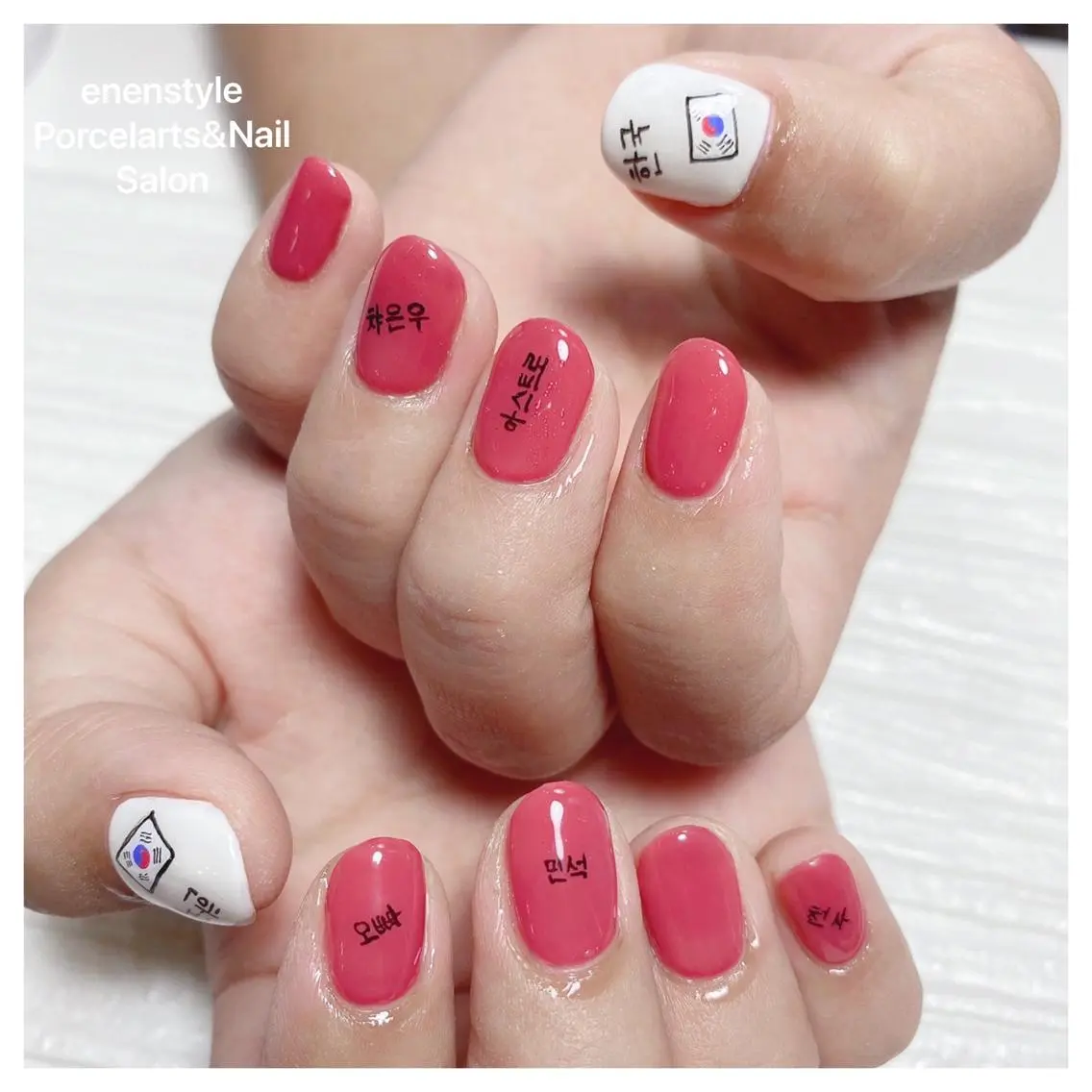 ショート ネイル ハンドネイル 🐾enen style 🐾のネイルデザイン