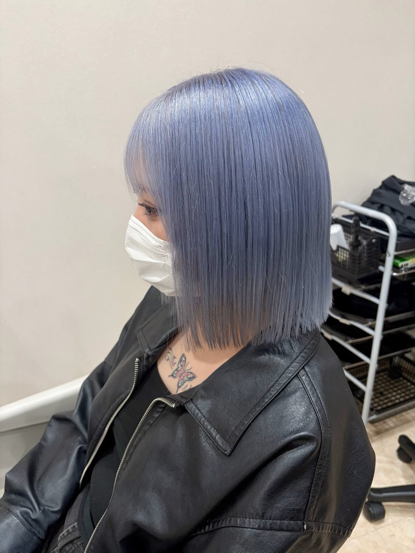 ミディアム カラー カット ヘアカラー 松本 心優のヘアスタイル