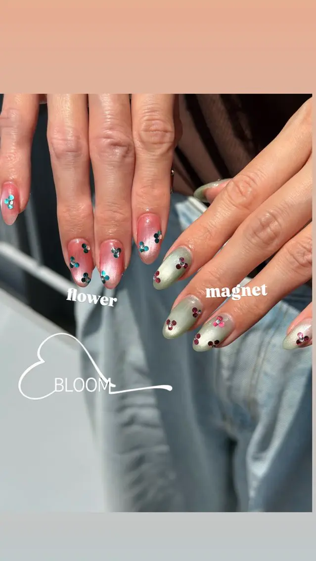 ネイル マグネットネイル BLOOM. KANAのネイルデザイン