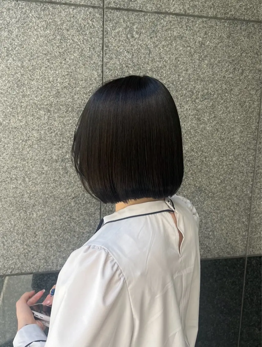 ショート ヘアカラー トリートメント 長沢 結菜🎀のヘアスタイル