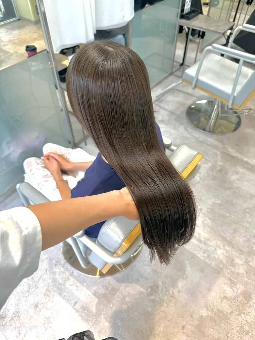 ロング カラー カット ヘアカラー トリートメント 伶風/ ボブのヘアスタイル