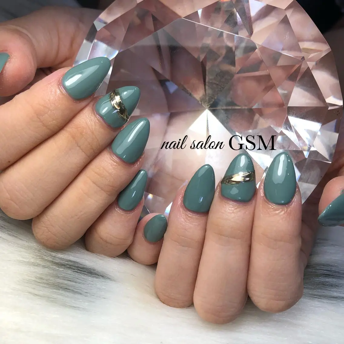 ネイル スカルプネイル ハンドネイル nail salon GSMのネイルデザイン