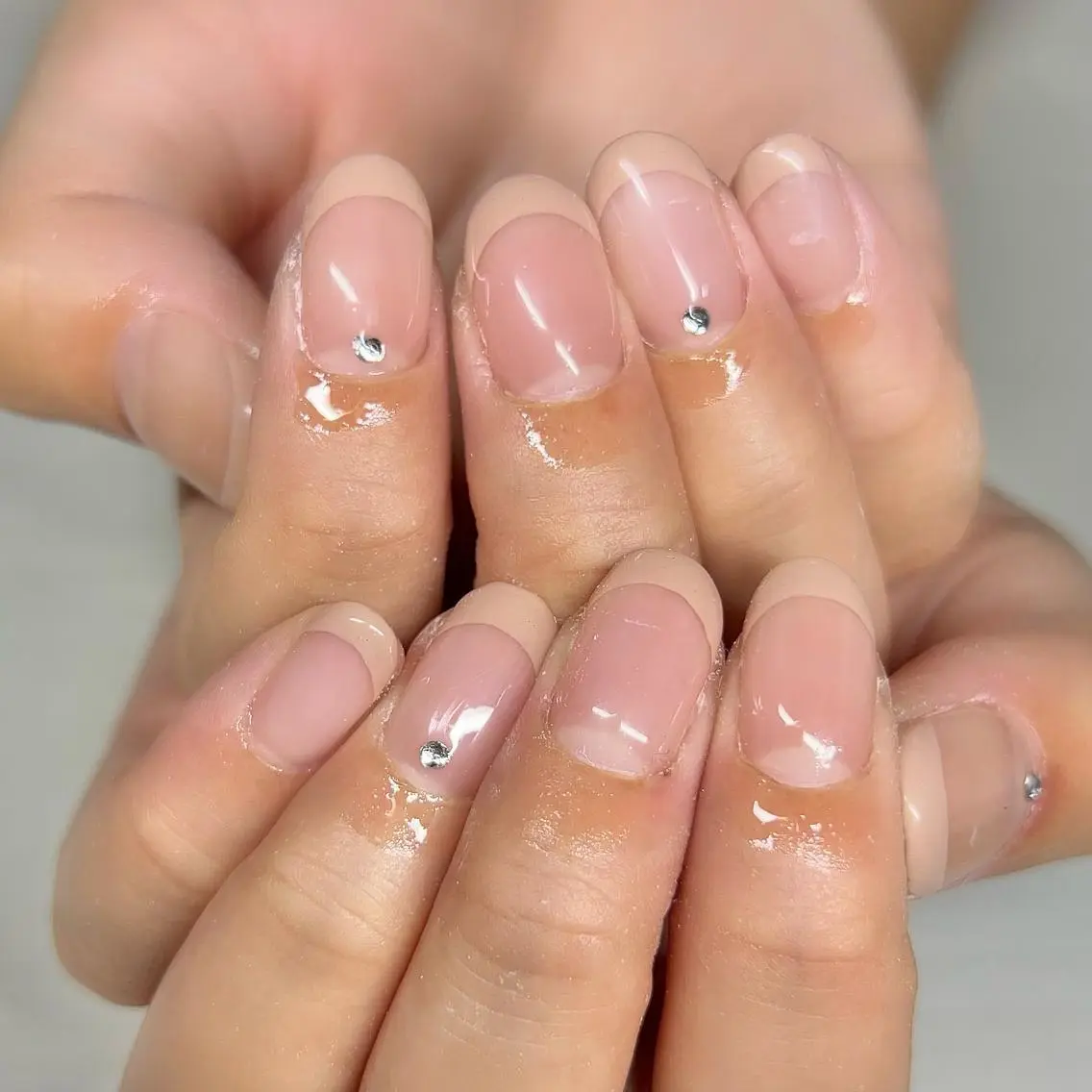 ネイル フレンチネイル シンプルネイル ハンドネイル 【Yappy🌈】 💖P-tanaのネイルデザイン