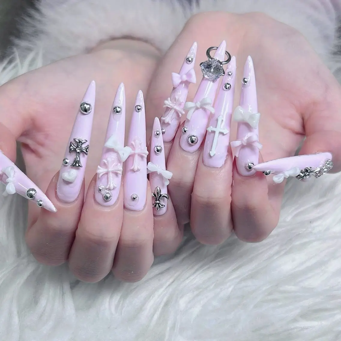 ネイル フットネイル フレンチネイル グラデーション 韓国ネイル ロングネイル ハンドネイル Hani Nail Salonのネイルデザイン