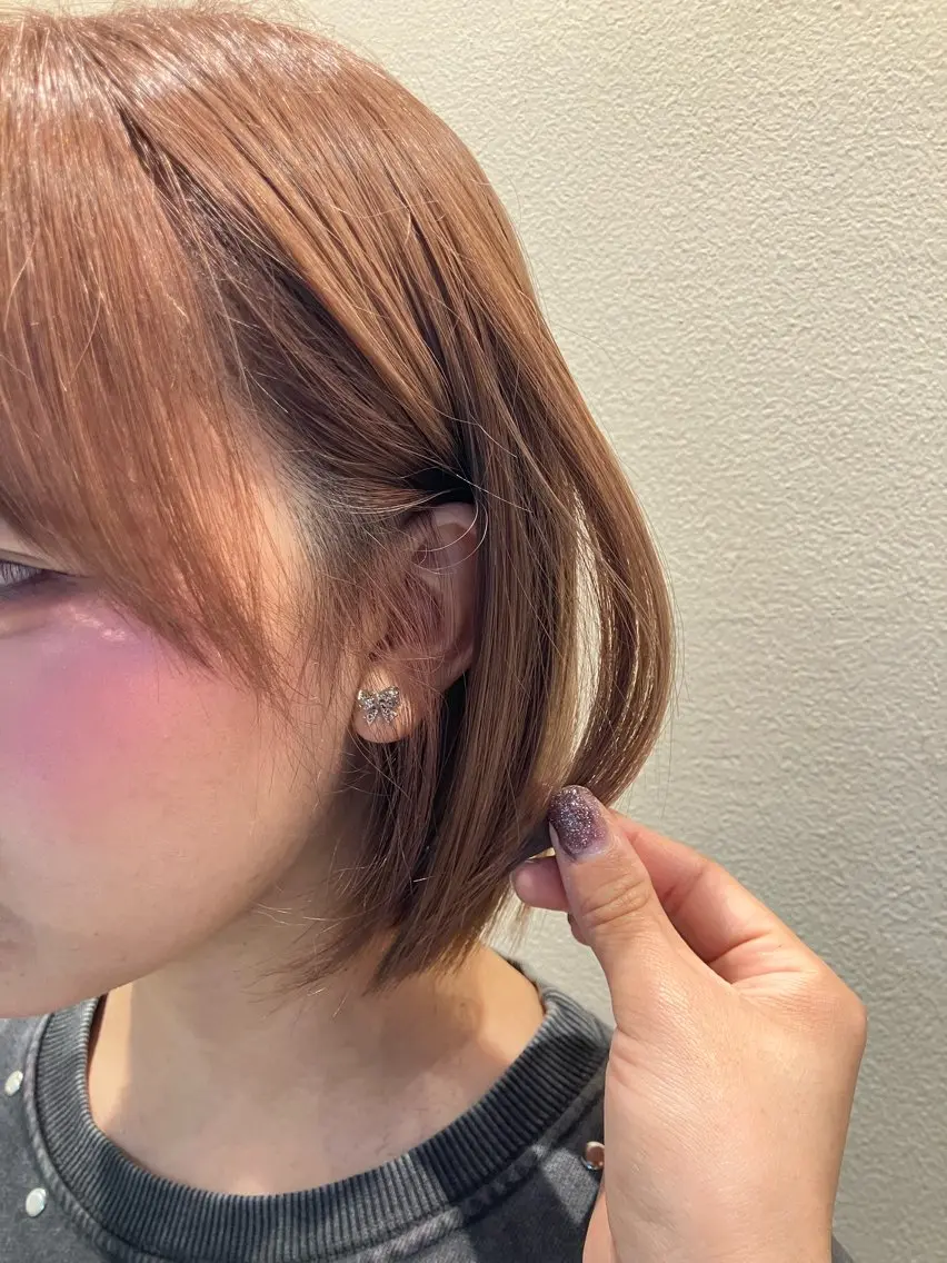 ショート カラー カット ヘアカラー 久野紗愛 【髪質改善　艶髪】のヘアスタイル