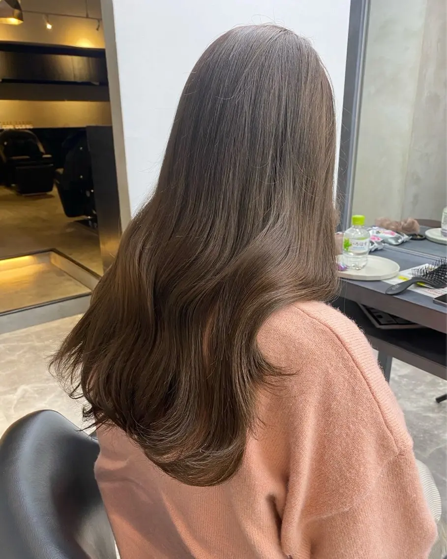 ロング 水戸/ブリーチカラー 中山りくのヘアスタイル