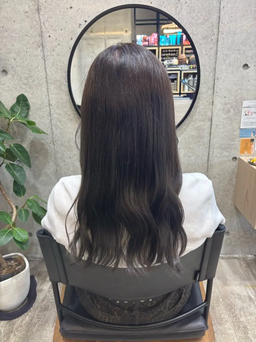 カラー ベージュカラー ブラウンカラー ブラウンベージュ 島袋 聖加のヘアスタイル