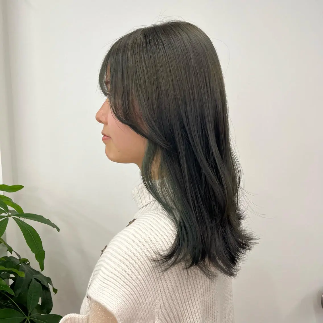 セミロング カラー 入学式 卒業式のヘアスタイル 似合わせカット 小顔カット HIROKO / 透明感暖色カラー🎀のヘアスタイル