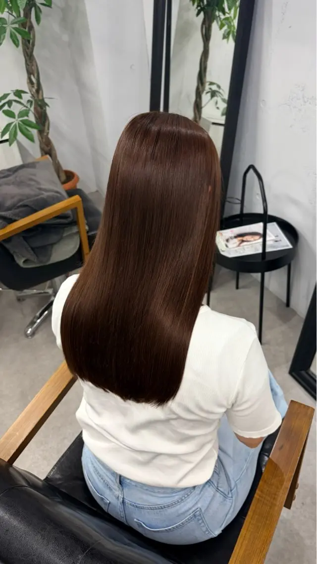 初回🫧  似合わせカット＋うる艶カラー＋うる艶改善トリートメント🍒ִ ࣪꩜ .ᐟの写真