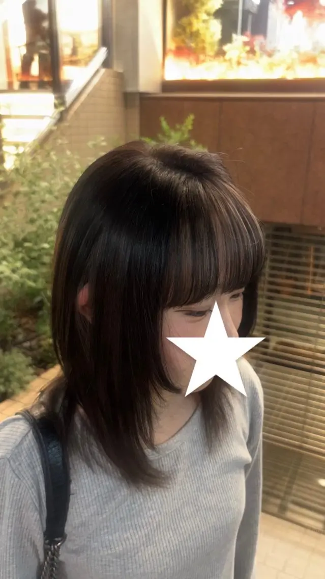 カラー 三浦 玲櫻のヘアスタイル
