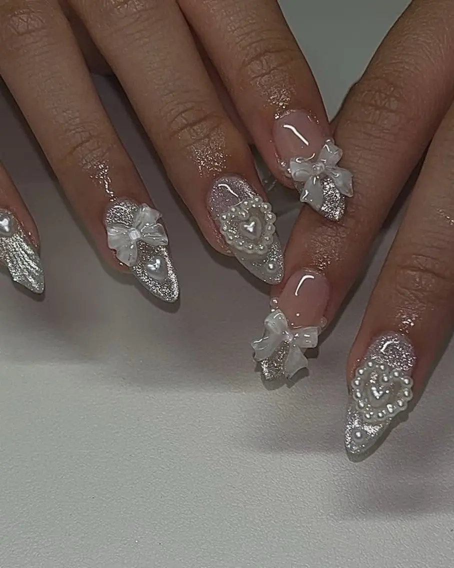 ネイル 韓国ネイル マグネットネイル 持ち込み ハンドネイル Mimi Nail_Royalのネイルデザイン