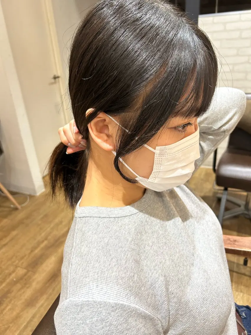 セミロング カット mai /attraのヘアスタイル
