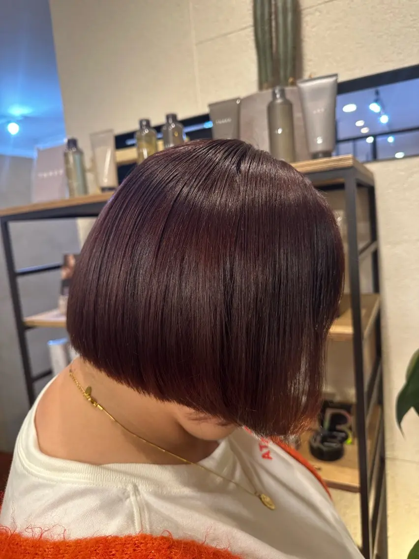 ショート トリートメント momo 札幌美容師のヘアスタイル