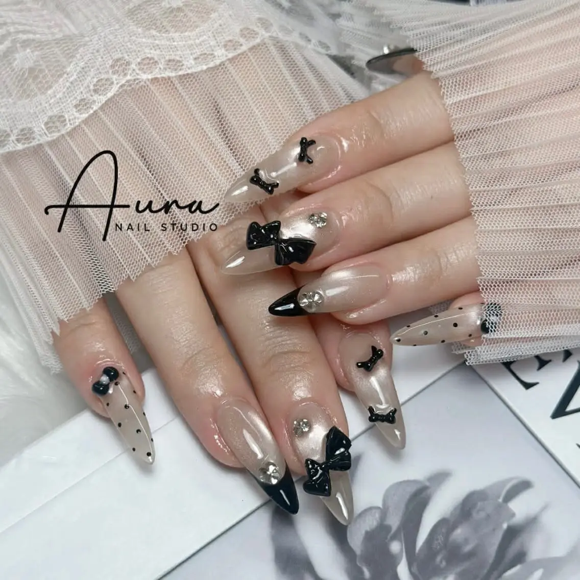 ネイル ハンドネイル Aura Nail HanNaのネイルデザイン
