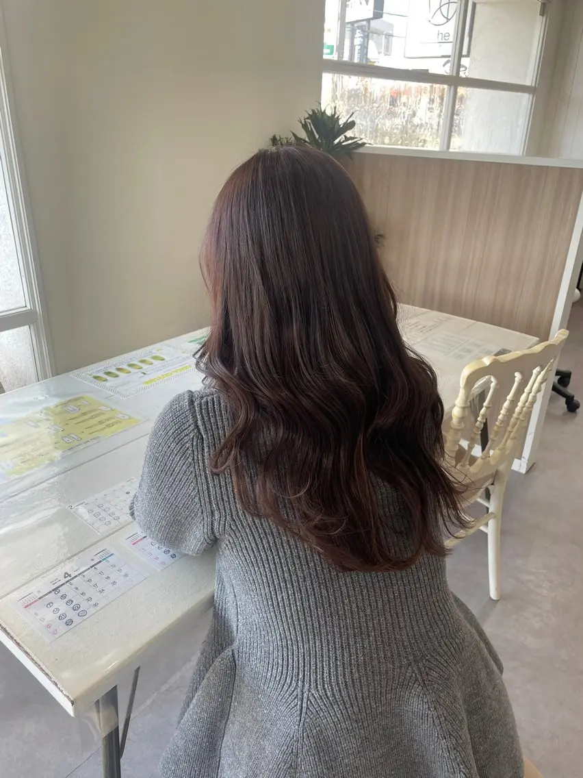ロング 高橋 真歩のヘアスタイル