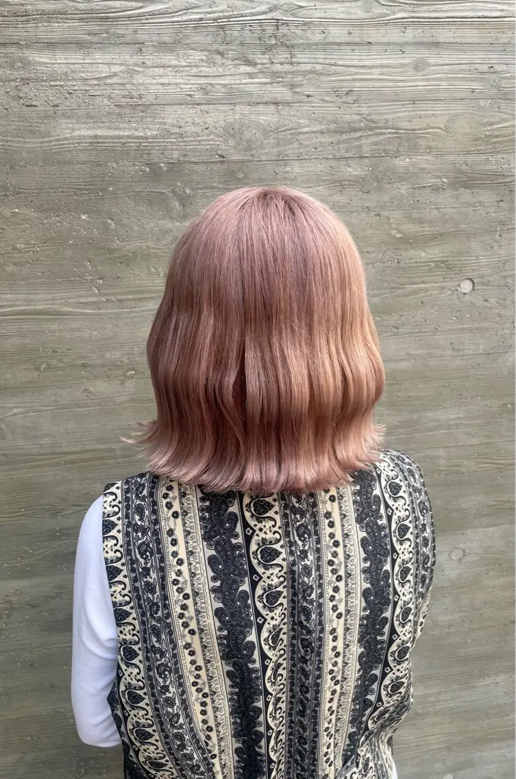 ミディアム カラー 💎HYUGO❄️ ハイトーン/インナーのヘアスタイル