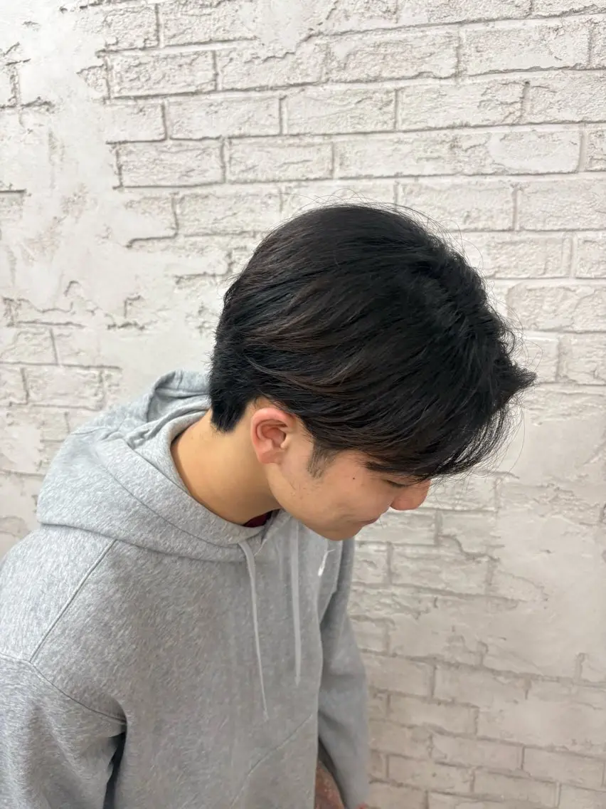 メンズ パーマ ショートカットモデル 募集中🩶Kai🐏のヘアスタイル
