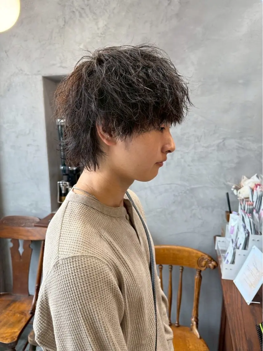 ショート メンズ カット 縮毛矯正／髪質改善 小野竜聖のヘアスタイル