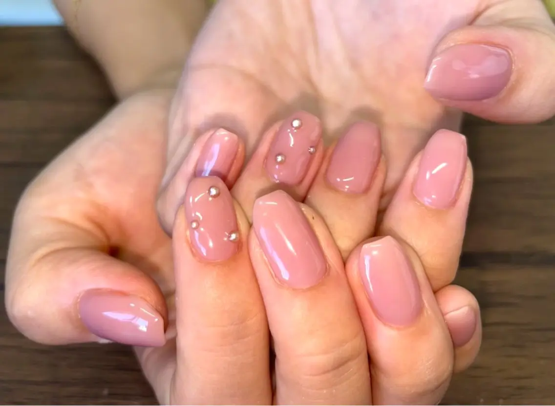 ネイル ワンカラーネイル ハンドネイル Nail Salon Pure のぞみのネイルデザイン