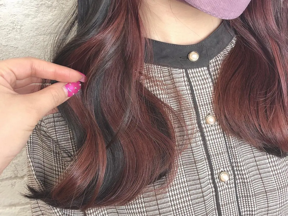 ロング カラー カット ヘアカラー トリートメント ヘッドスパ ヘアセット ️韓国ヘア/レイヤー カット❤️Yūkaのヘアスタイル