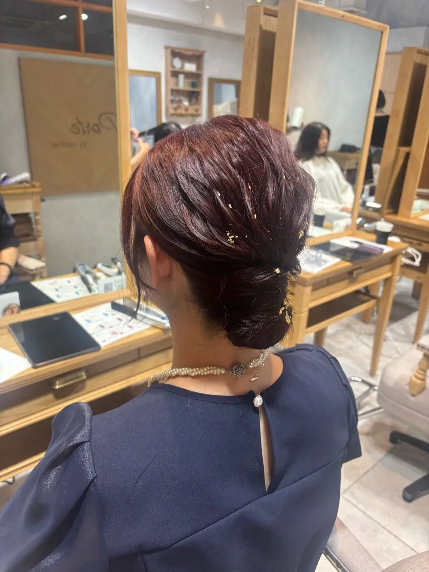 セミロング ヘアセット 酒井 彩希のヘアスタイル