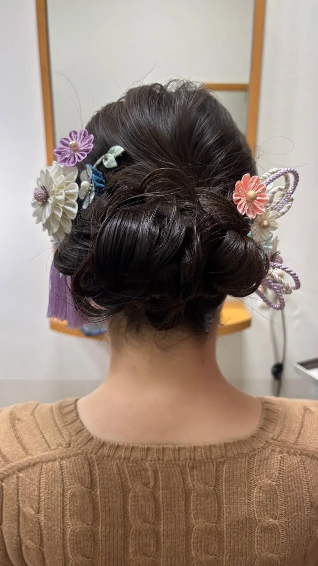 ヘアアレンジ 着物ヘア ヘアメイク・着付特化 はやしのその他イメージ