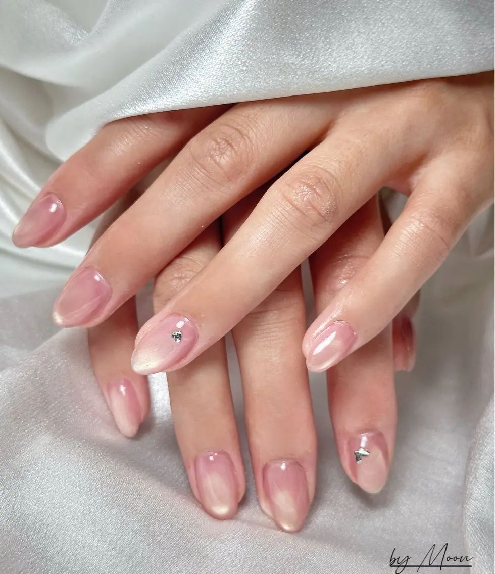 ネイル ピンク Moon Nailsのネイルデザイン