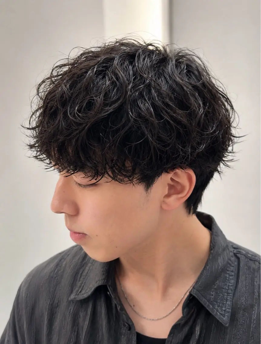 パーマ メンズ カット パーマ トリートメント メンズカット松戸/韓 国/メンズパーマ航太のヘアスタイル