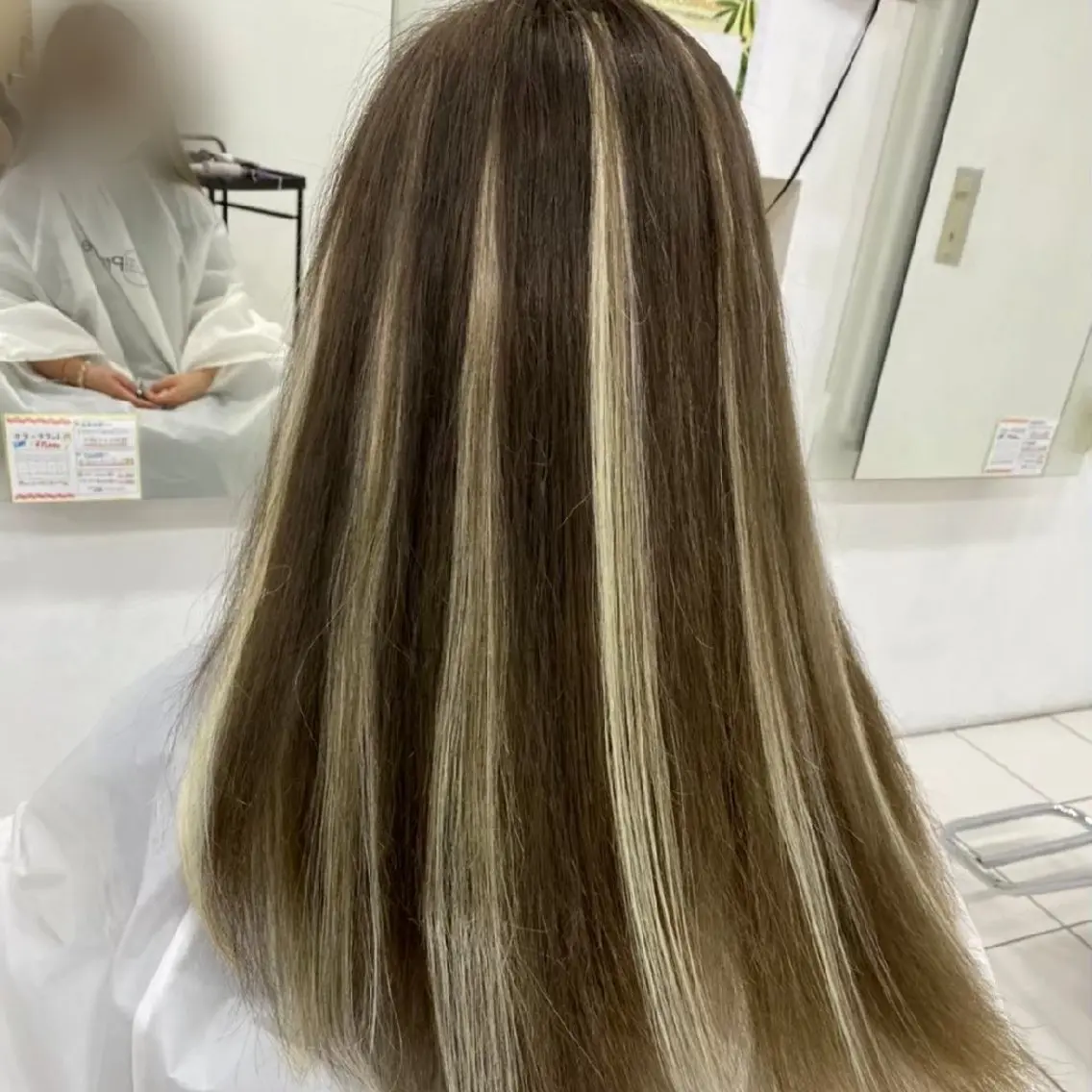 ロング カラー 縮毛矯正/ワンカラー モデル募集🫧羽夏のヘアスタイル